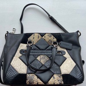 Coach patchwork leather bag
